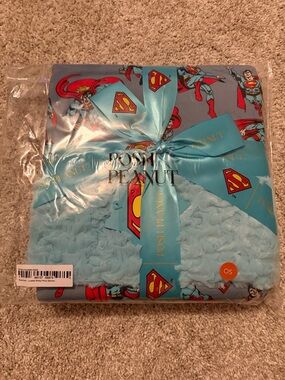 Posh Peanut DC Superman Luxette Minky Patoo Blanket